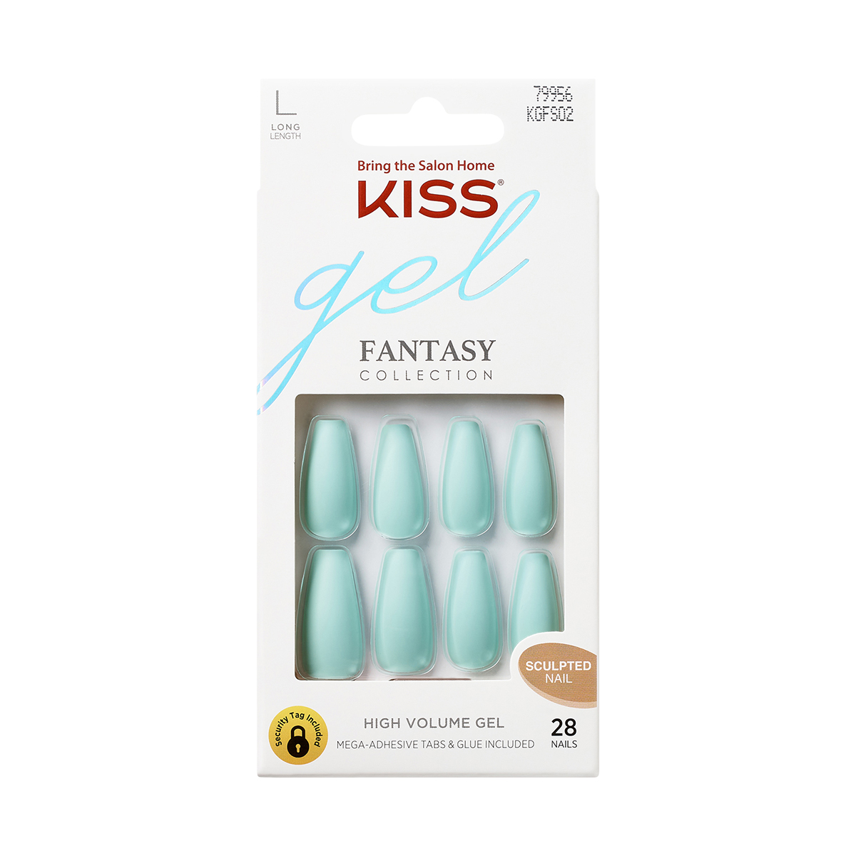 KISS जेल स्कल्प्टेड नेल्स - बैक इट अप