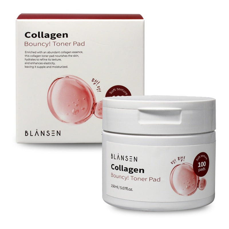 Chamos BLANSEN COLLAGEN BOUNCY TONER PAD