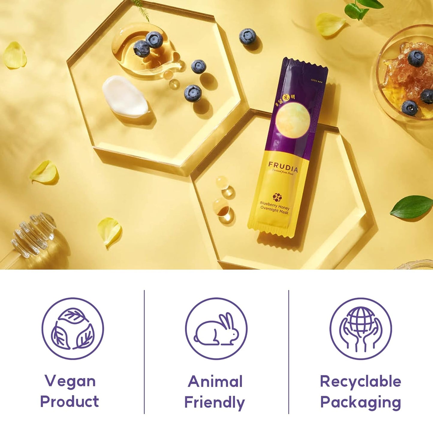 FRUDIA Bluberry Honey Overnight Mask
