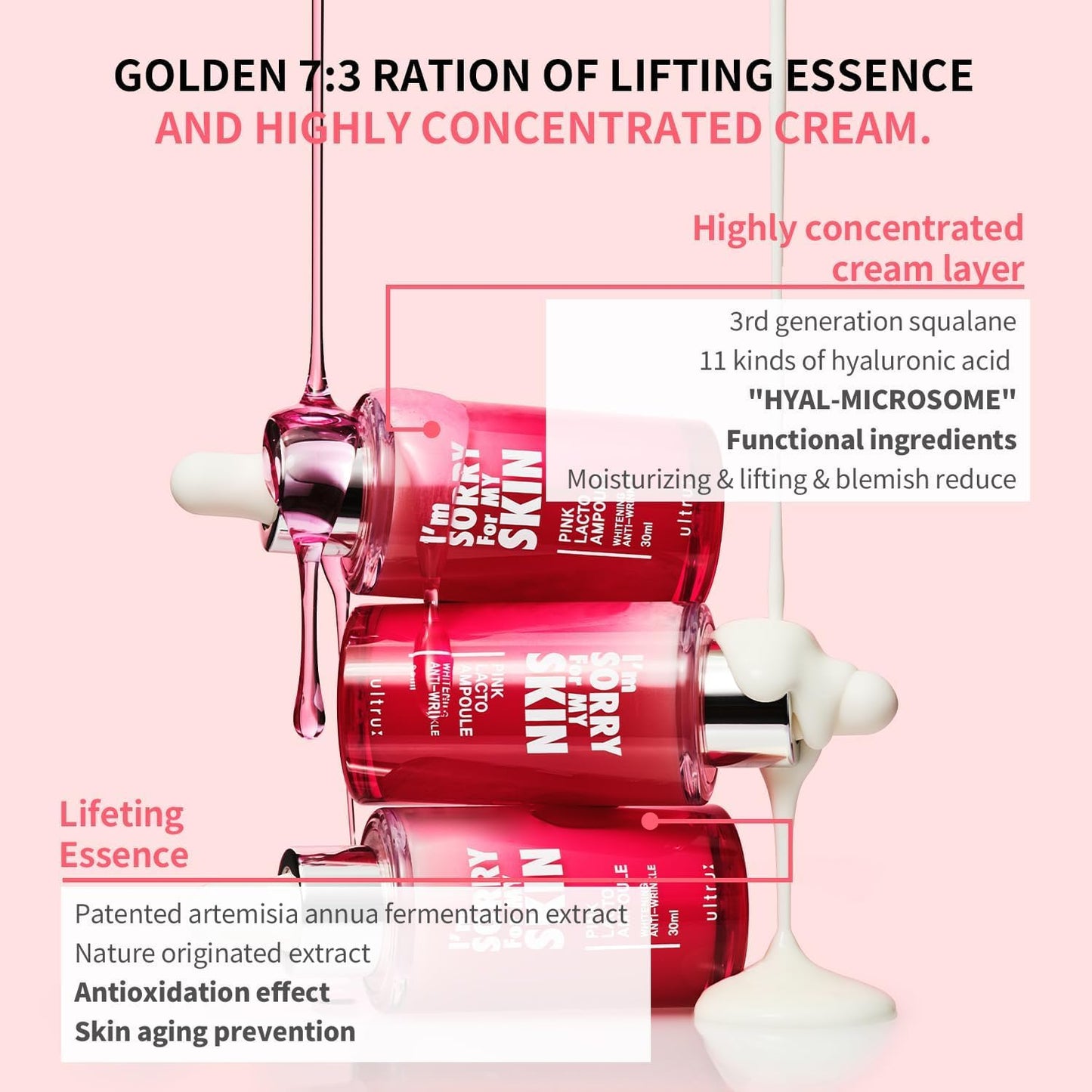 IM SORRY FOR MY SKIN Pink Lacto Ampoule