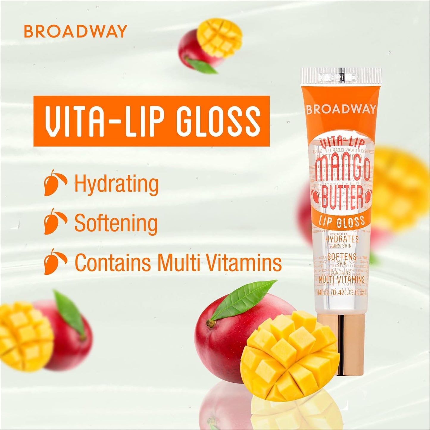 Ruby Kisses BWY Lip Gloss dbx - Mango Butter