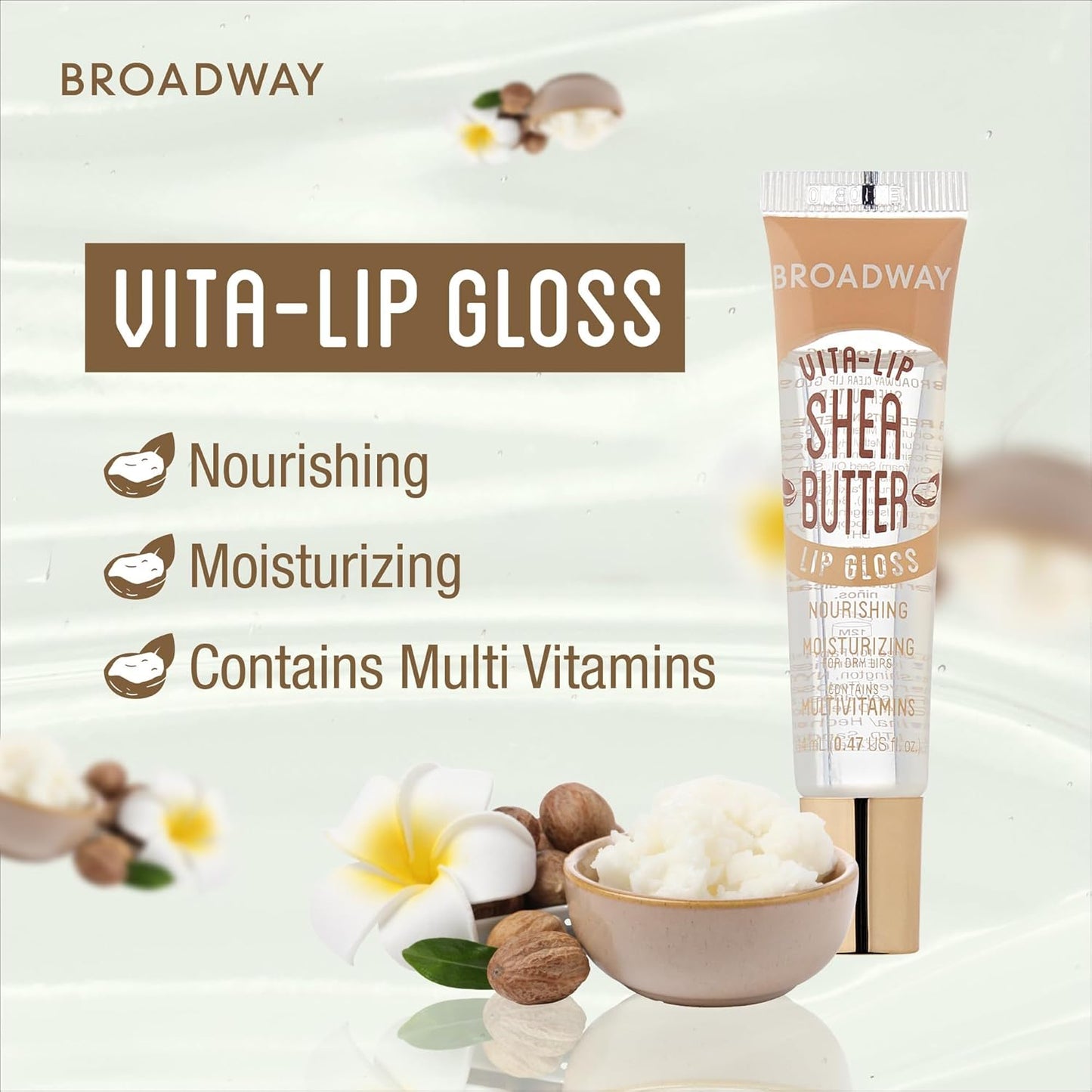 Ruby Kisses BWY Lip Gloss dbx- Shea Butter