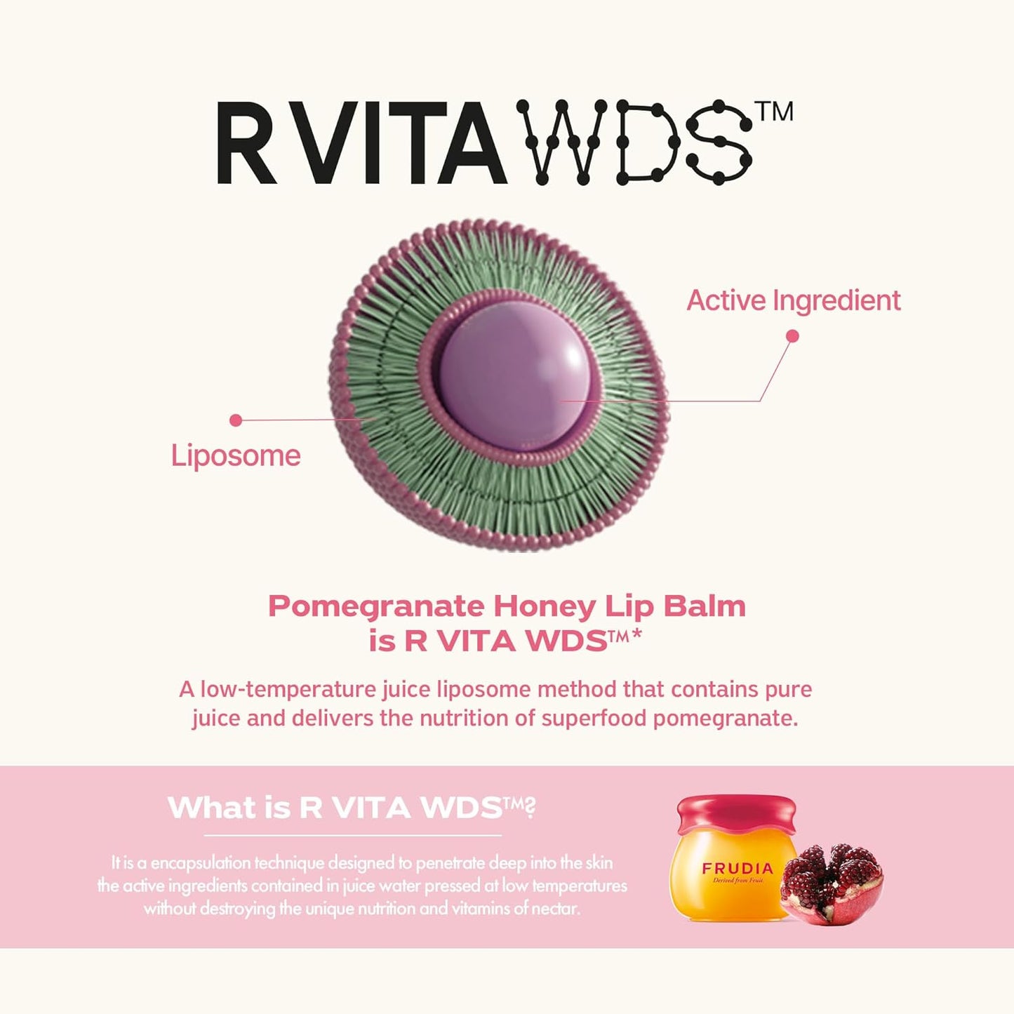 FRUDIA Pomegranate Honey 3in1 Lip Balm