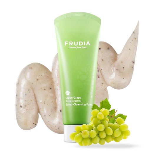 FRUDIA Green Grape Pore Control Scrub Cleansing Foam Mini