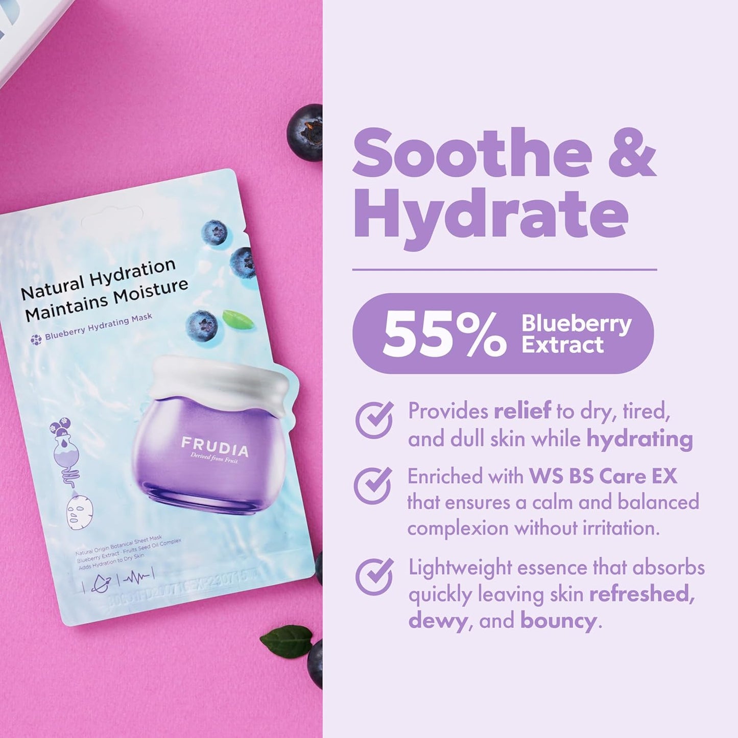 FRUDIA Blueberry Hydrating Mask