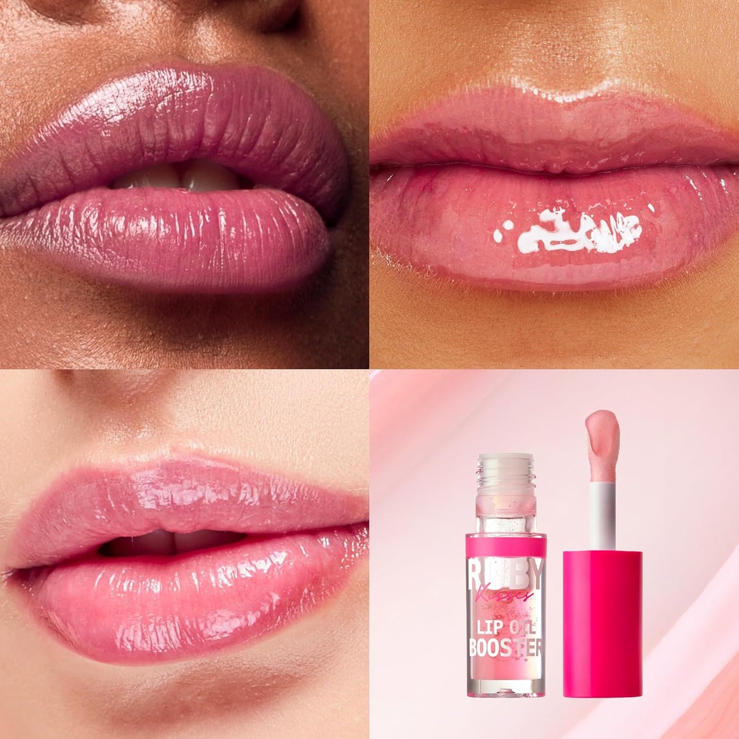 Ruby Kisses Lip Oil Booster - Soft Pink