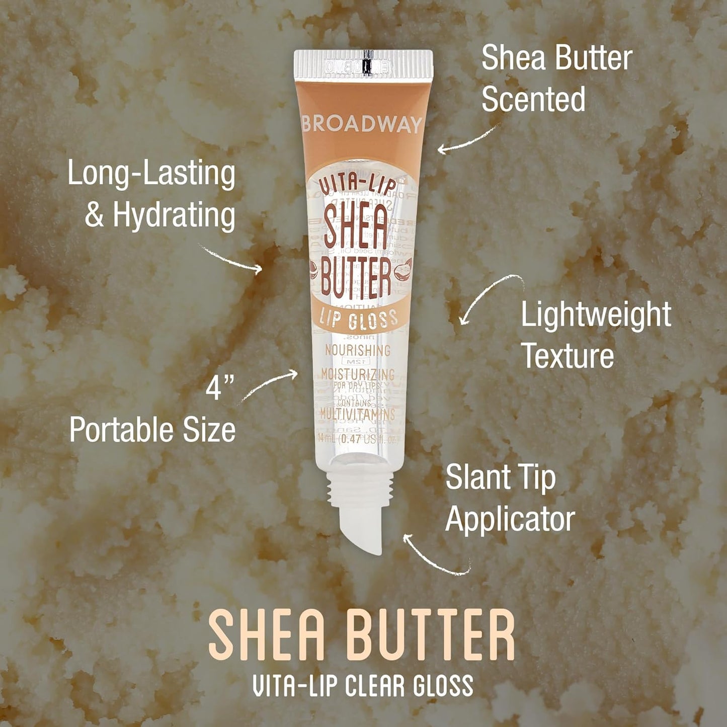 Ruby Kisses BWY Lip Gloss dbx- Shea Butter