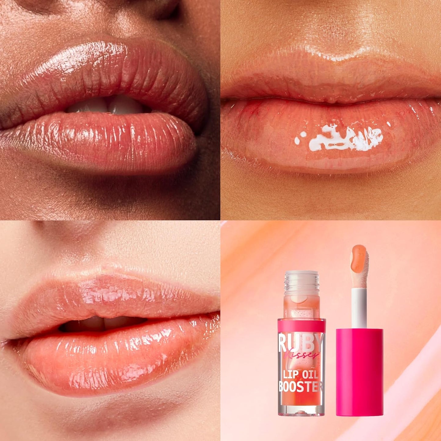 Ruby Kisses Lip Oil Booster - Coral