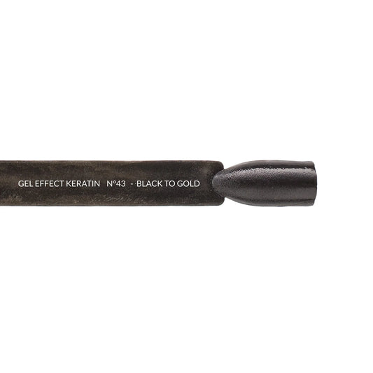 BELLAOGGI GEL EFFECT KERATIN BLACK TO GOLD 073