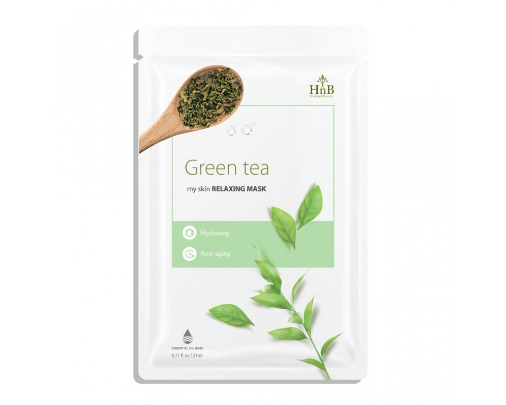 HNB Green Tea my skin RELAXING MASK-