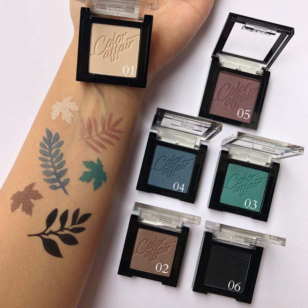 BELLAOGGI COLOR AFFAIR Eyeshadow Mat Butter Cookie 01