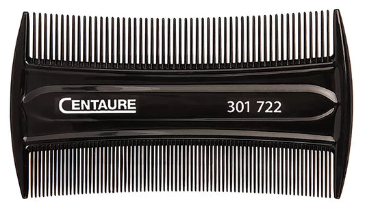 CENTAURE Fine ABS black Anti-Parasite Comb(8.5cm) - Centaure