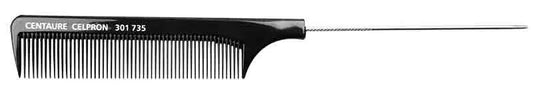 CENTAURE Metal Tail ABS black Comb (23.2cm) - CENT.