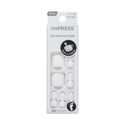 KISS imPRESS Toenails - Angel Vibes