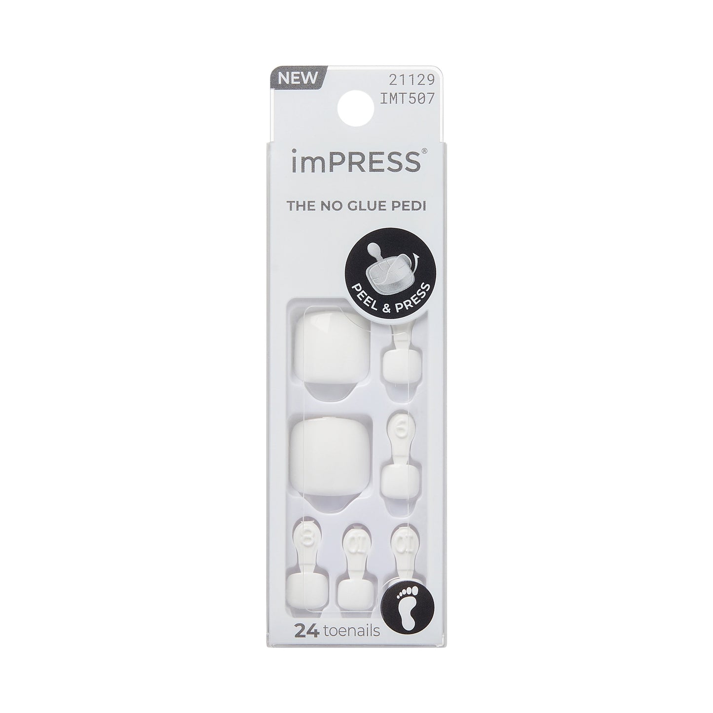 KISS imPRESS Toenails - Angel Vibes