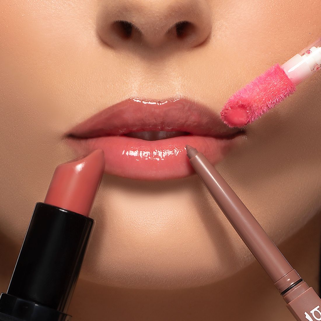 BELLAOGGI JELLY LIP LINER ROSEWOOD.