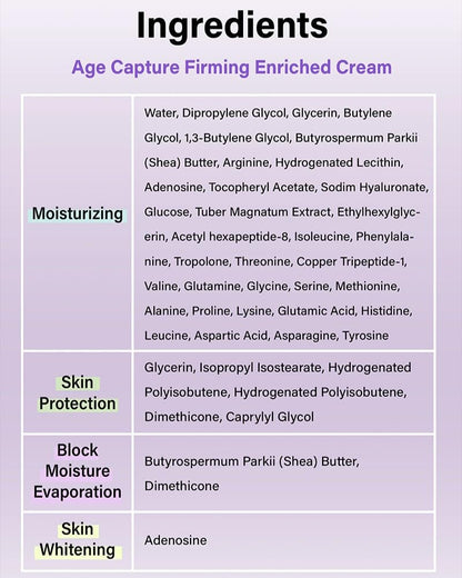 IM SORRY FOR MY SKIN Age Capture Firming Enriched Cream