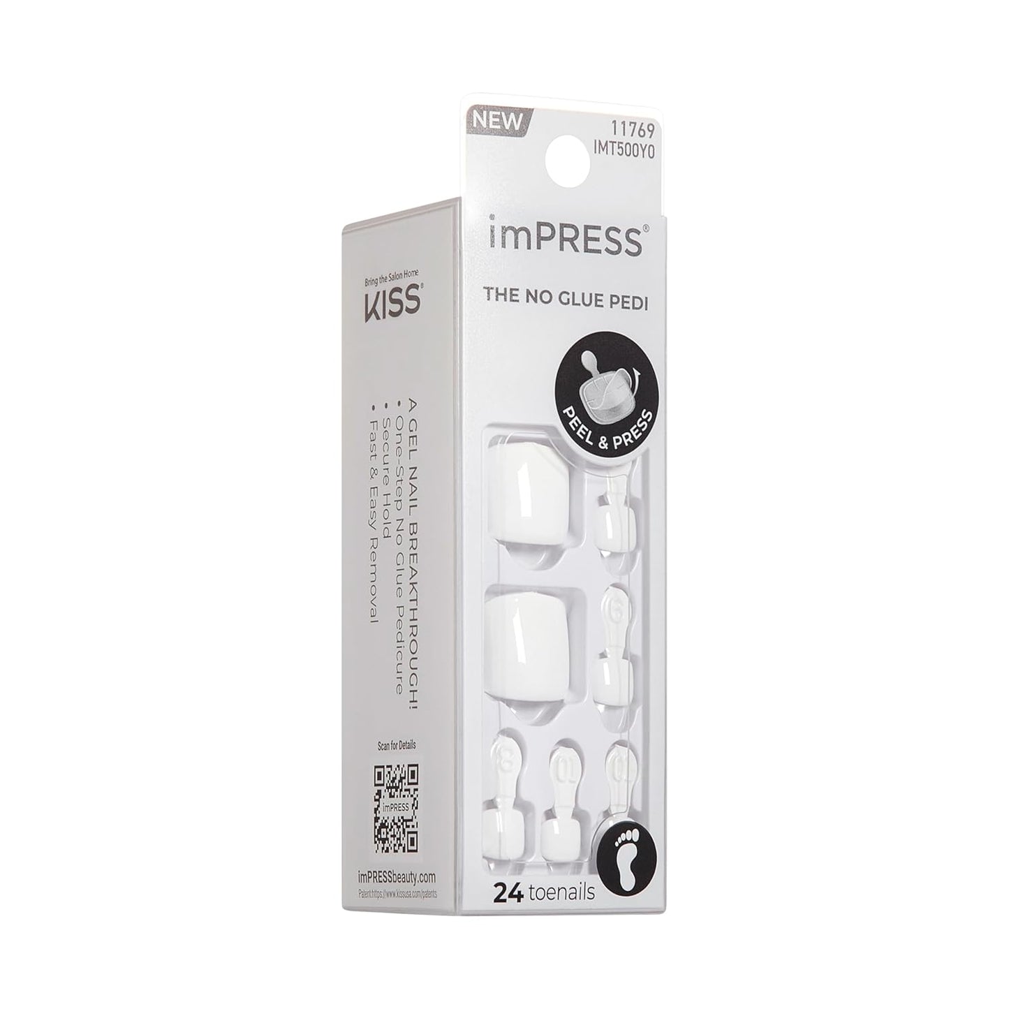 KISS imPRESS Toenails - Angel Vibes