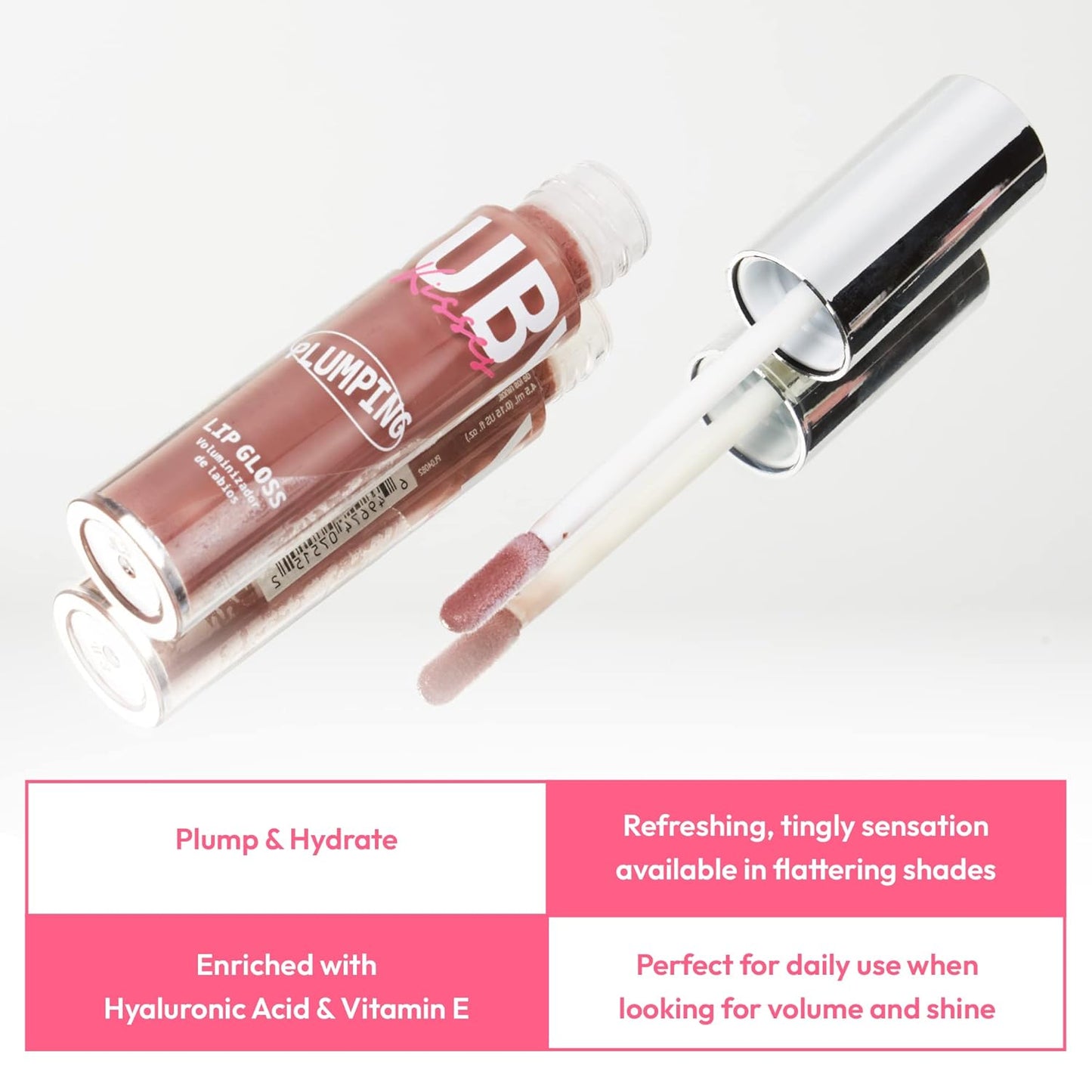 Ruby Kisses Plumping Lip Gloss - Nude