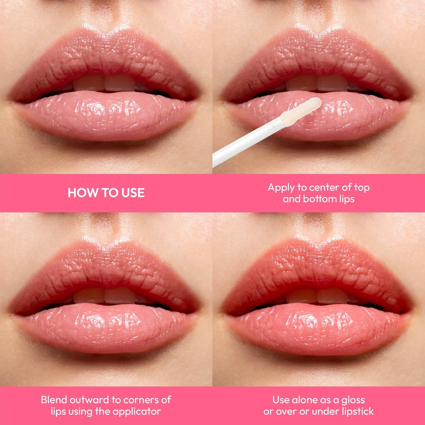 Ruby Kisses Plumping Lip Gloss - Nude