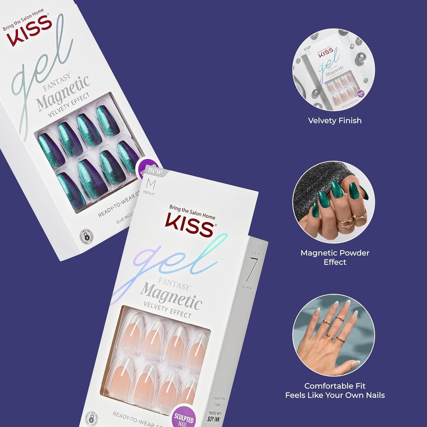 KISS Gel Fantasy Magnetic - Drama