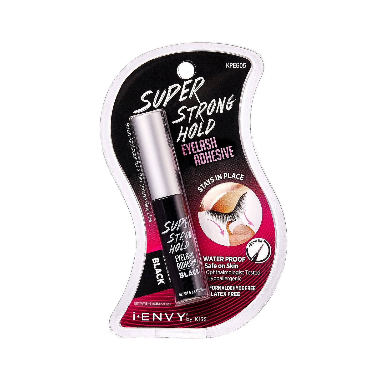 KISS Super Strong Hold Eyelash Black