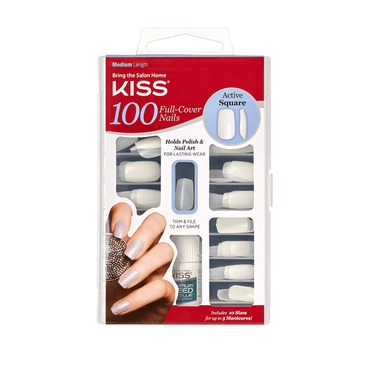 KISS 100 Nails - Active Square C