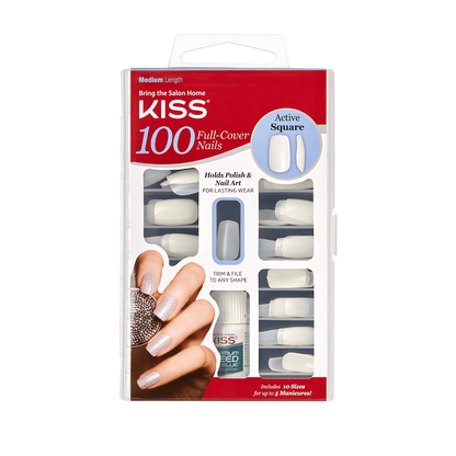 KISS 100 Nails - Active Square C