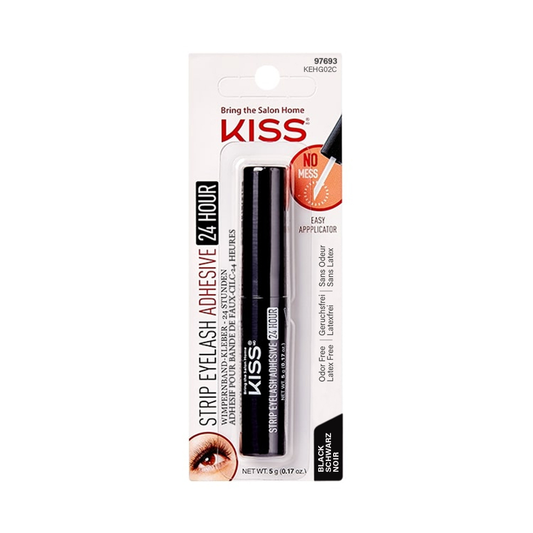 KISS Strip Eyelash Adhesive- 24 hr Black