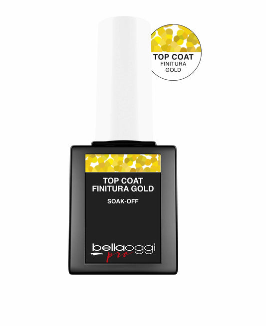 BELLAOGGI GOLD FINISH TOP COAT