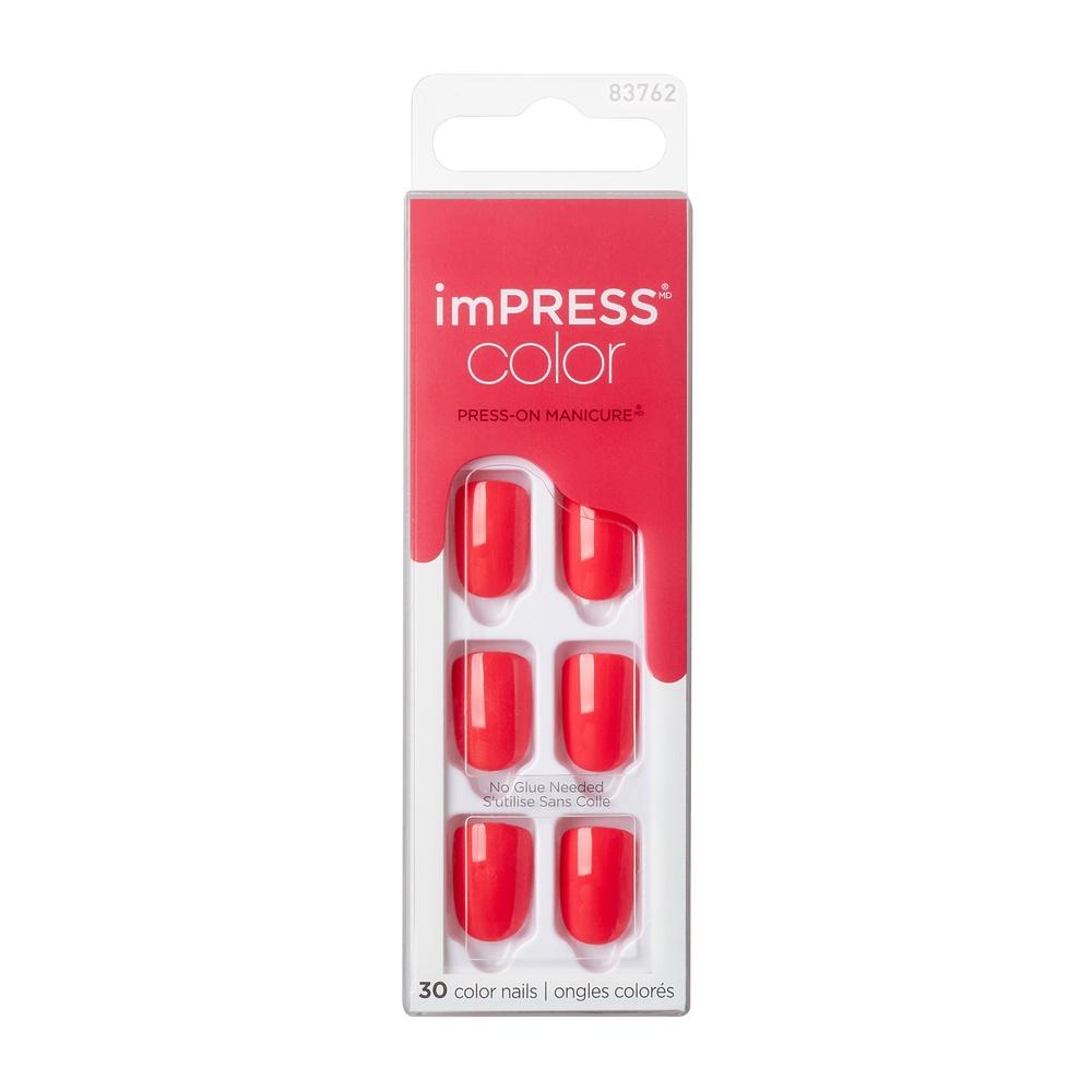 Накладные ногти KISS KS imPRESS Color - Corallt Crazy