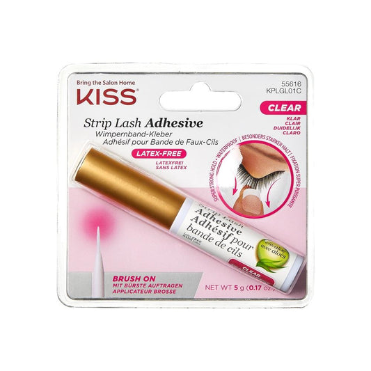 KISS 24 hr Strip Eyelash Adhesive- Clear