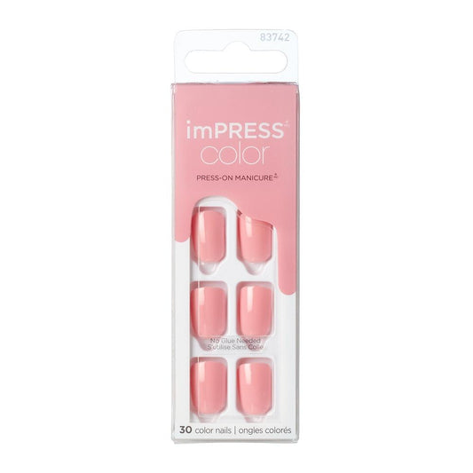 Накладные ногти KISS KS imPRESS Color - Pretty Pink