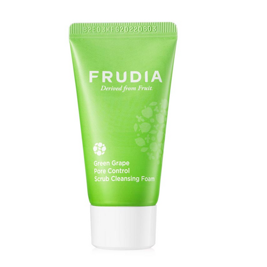 FRUDIA Green Grape Pore Control Scrub Cleansing Foam Mini