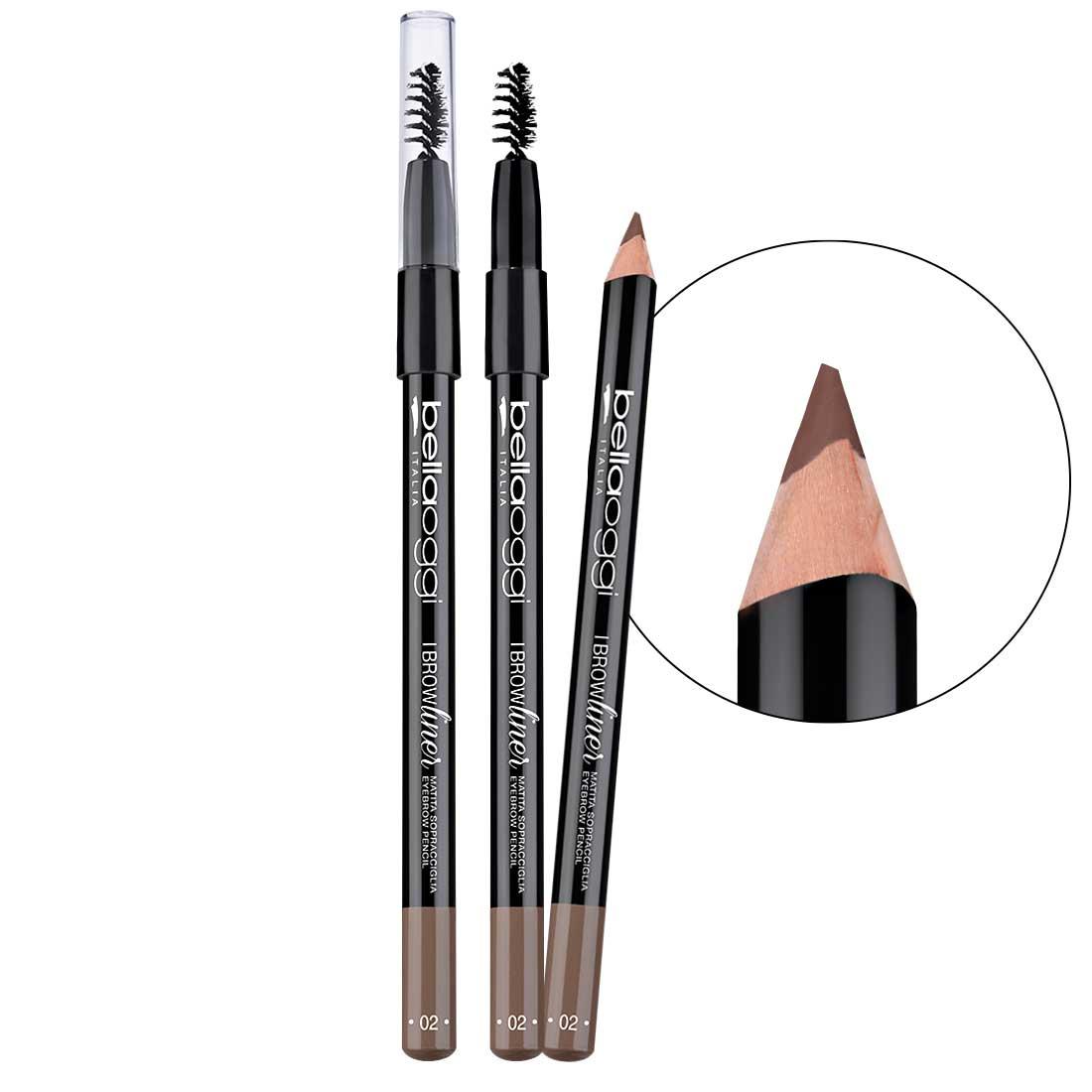 BELLAOGGI I BROW LINER BROWN/CASTANE 02