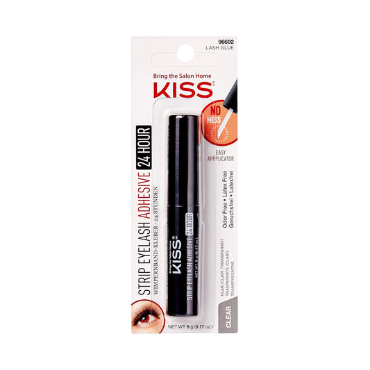 KISS Strip Eyelash Adhesive 24h Clear